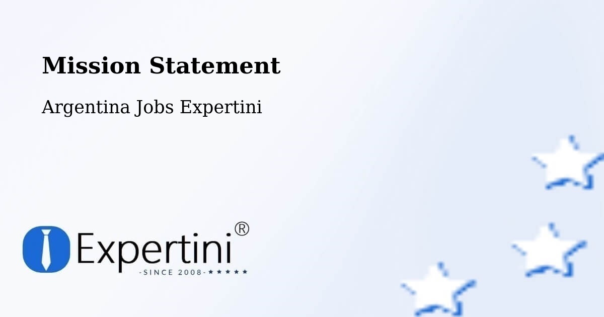 Corporate Mission – San Pedro - Argentina Jobs Expertini